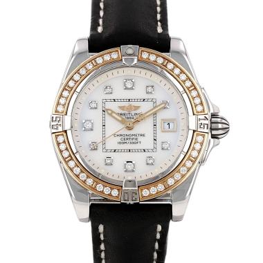 Montre Breitling Chrono Cockpit en or et acier Ref: Breitling - D71356  Vers 2000