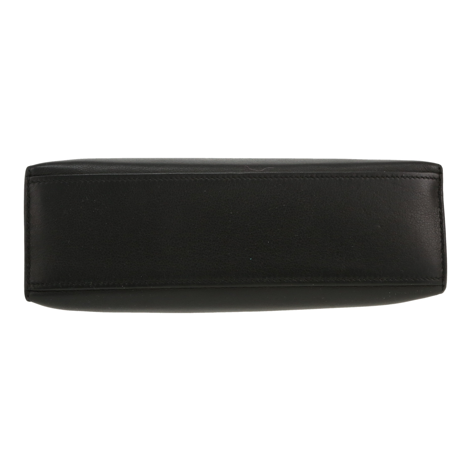 Hermès  Kelly - Clutch pouch  in black Swift leather - Detail D1