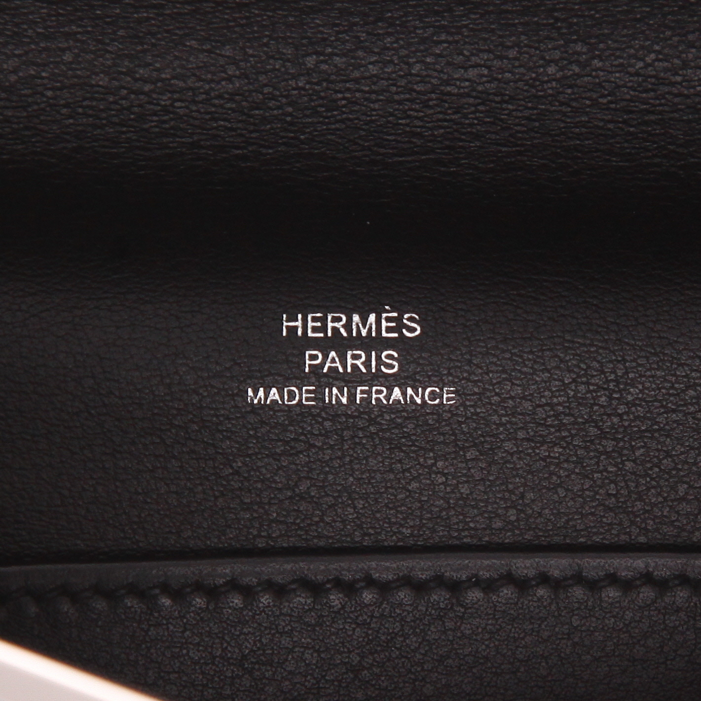 Pochette Hermès  Kelly - Clutch in pelle Swift nera - Detail D2