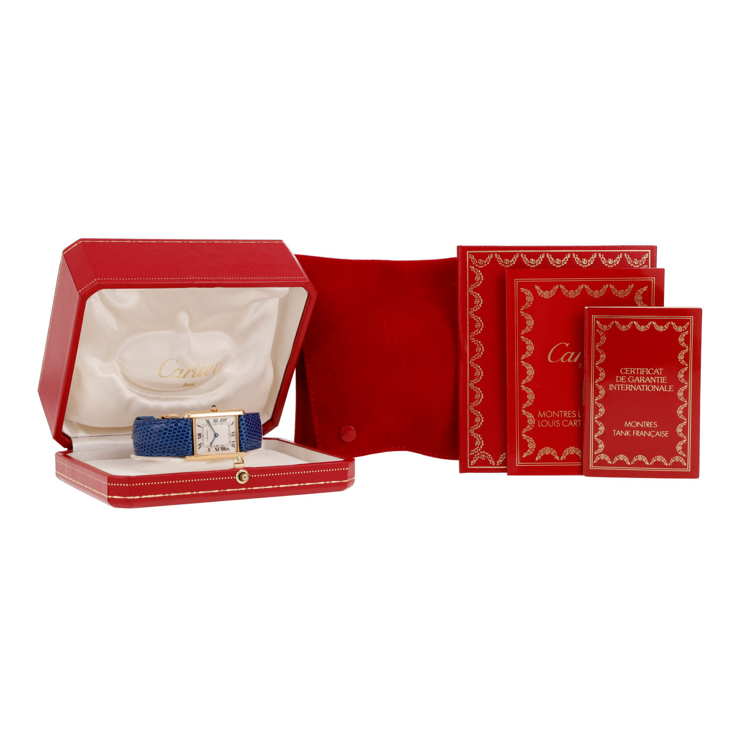 Cartier Tank Louis Cartier  in yellow gold Ref: Cartier - W1512856  Circa 1990 - Detail D2