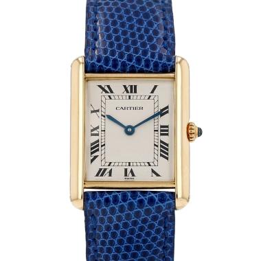 Montre Cartier Tank Louis Cartier en or jaune Ref: Cartier - W1512856  Vers 1990