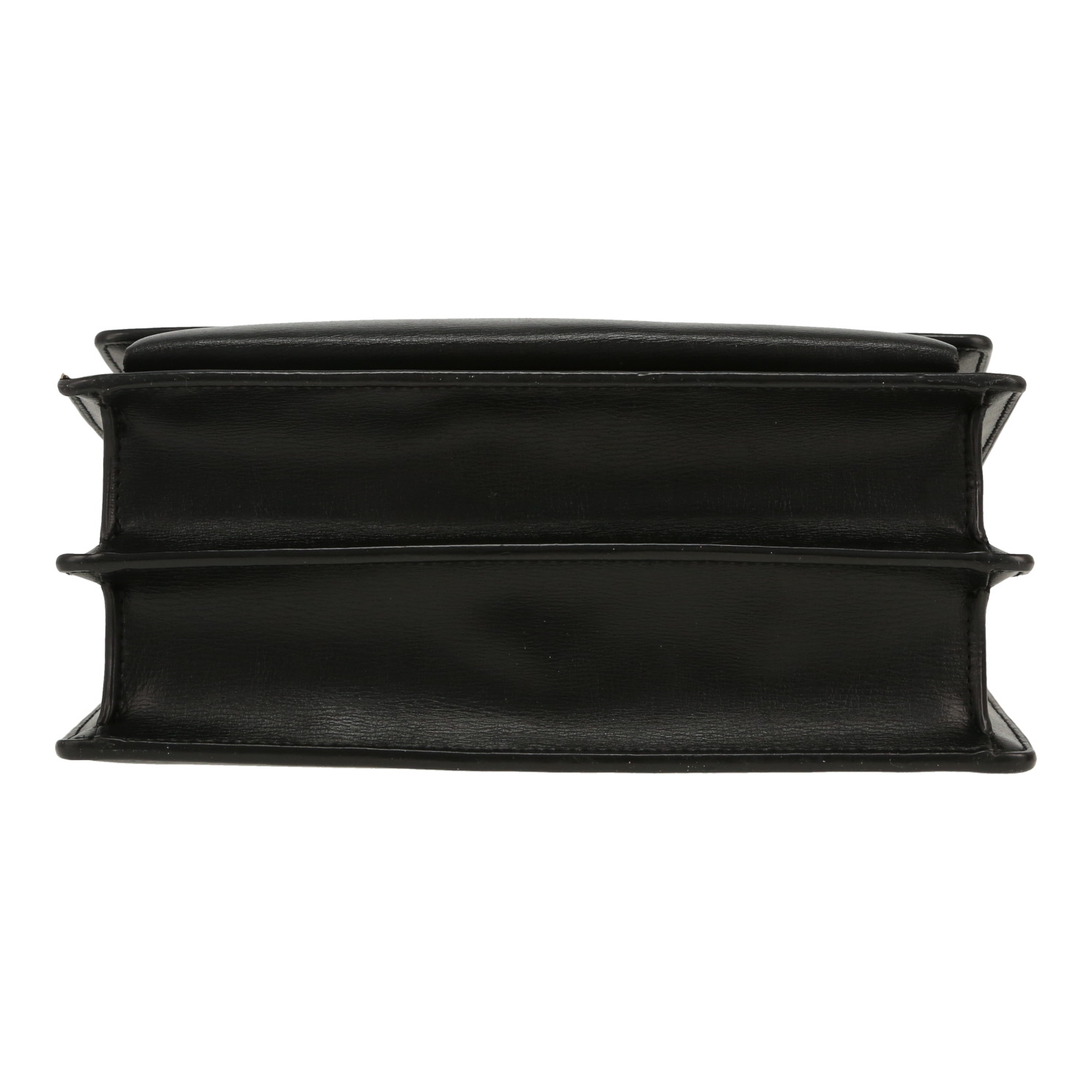 Sac bandoulière Saint Laurent  Sunset en cuir noir - Detail D1