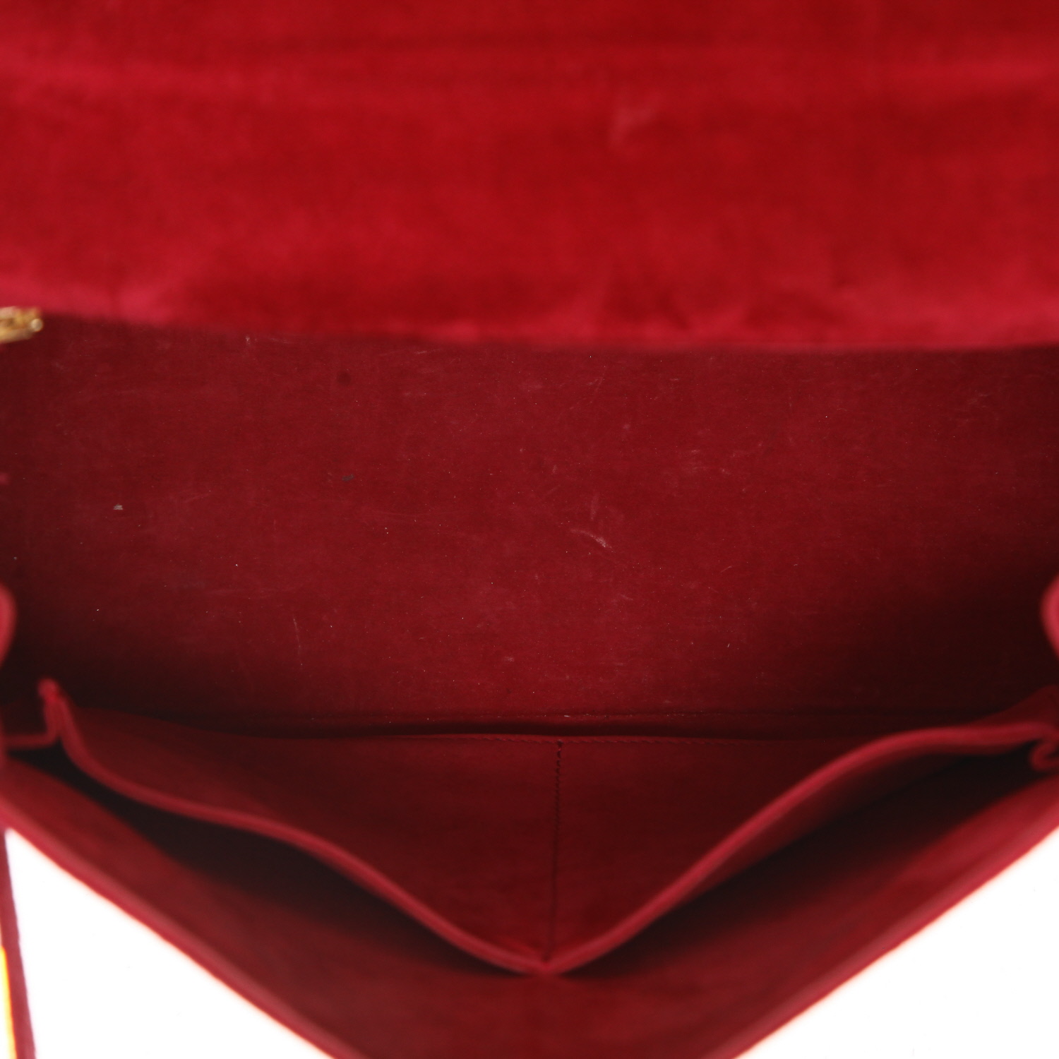 Borsa Hermès  Kelly 28 cm in pelle di vitello doblis rosa lampone - Detail D3