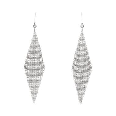 Orecchini Tiffany 
Co Elsa Peretti in argento e diamanti