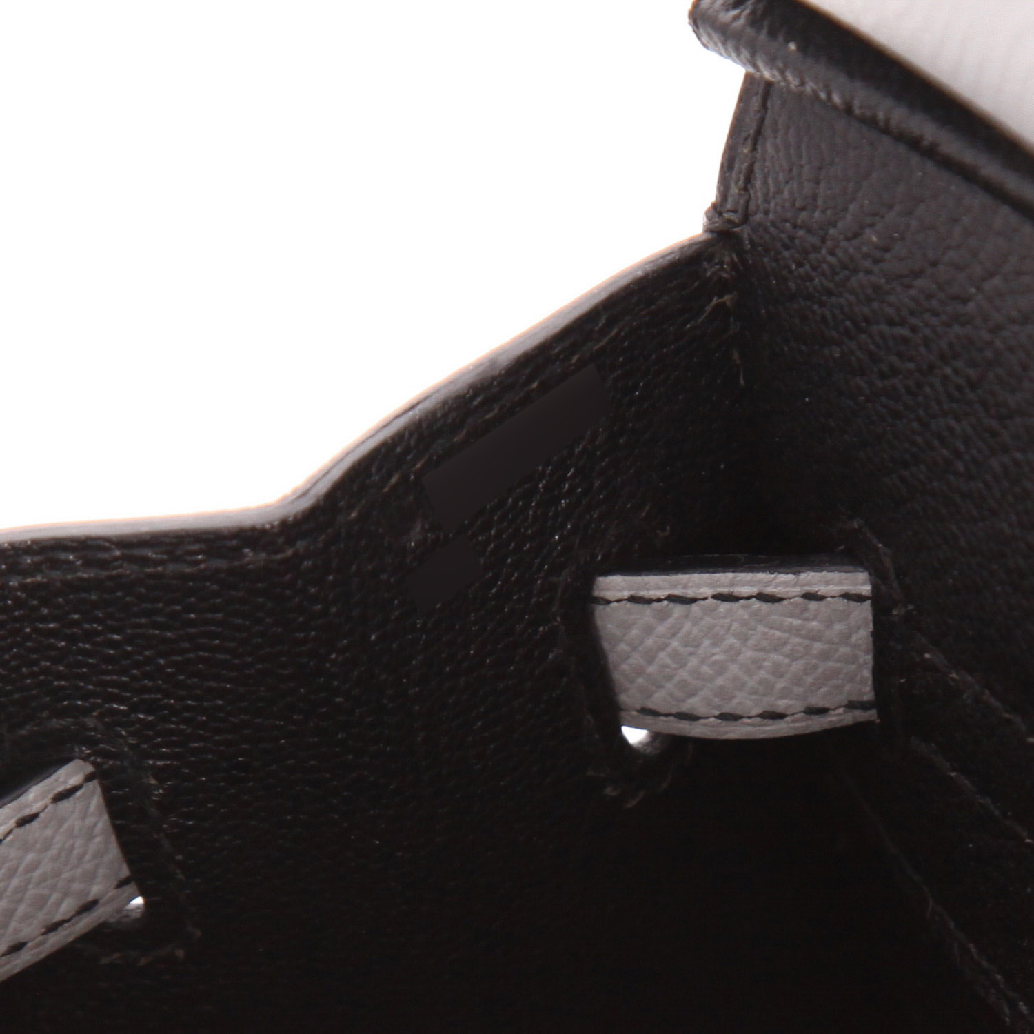 Hermès  Birkin 25 cm handbag  in blue epsom leather - Detail D4