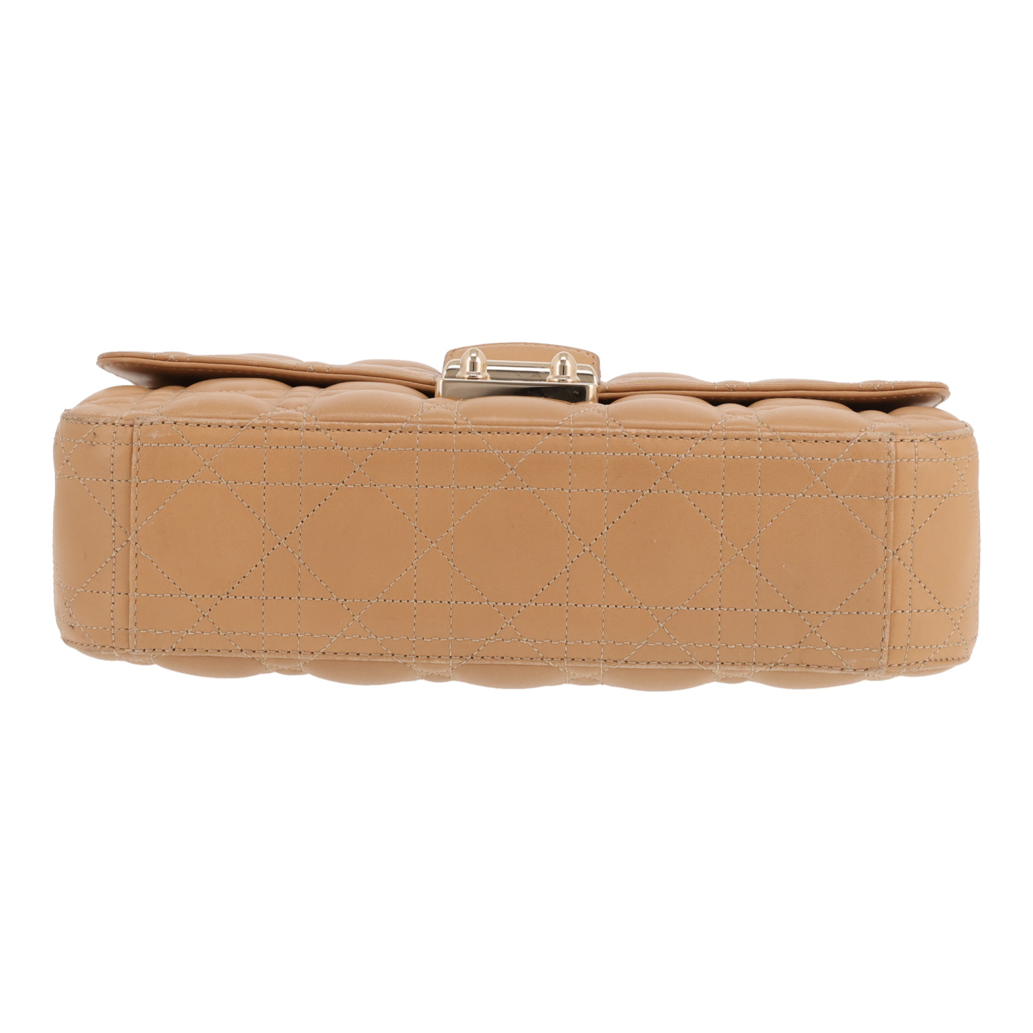 Bolso de mano Dior  Promenade en cuero cannage beige - Detail D1