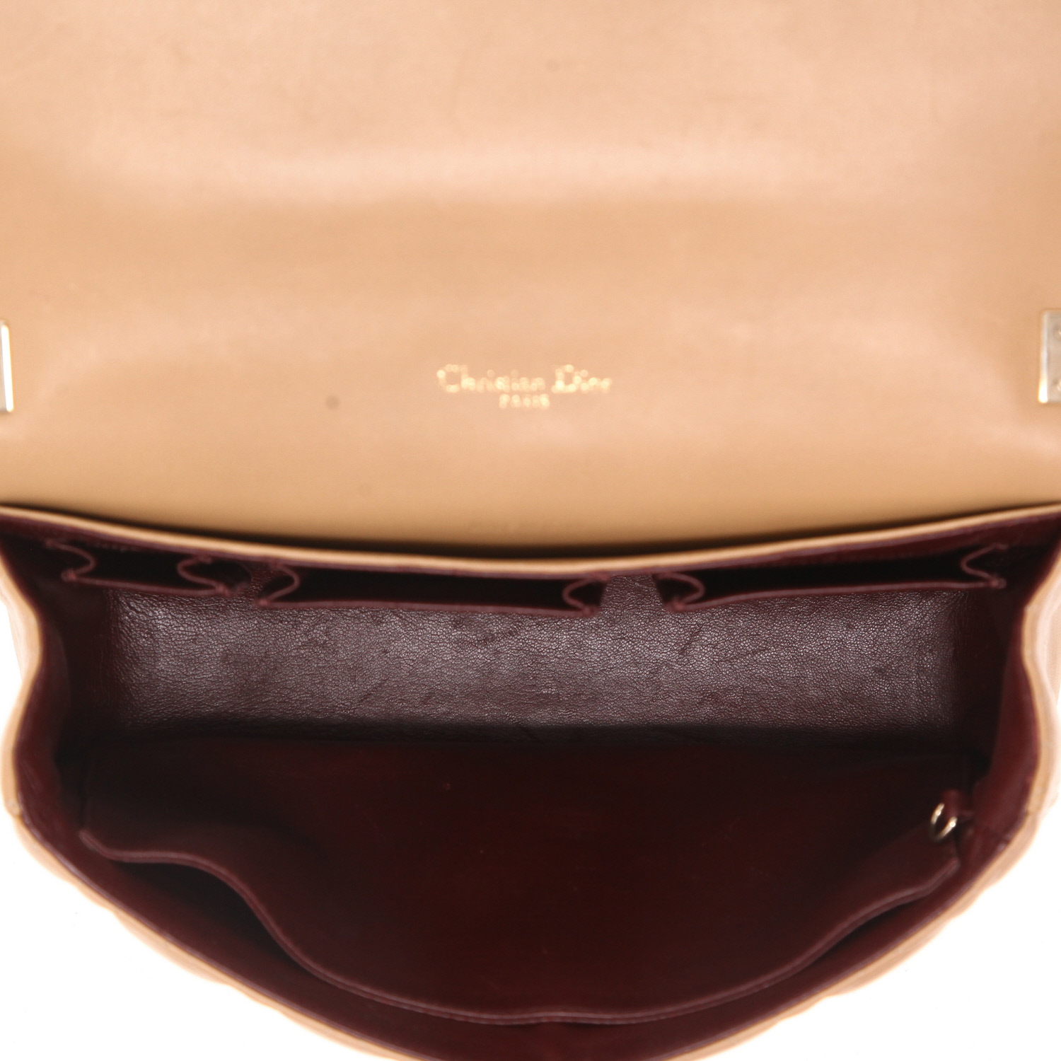 Borsa Dior  Promenade in pelle cannage beige - Detail D3