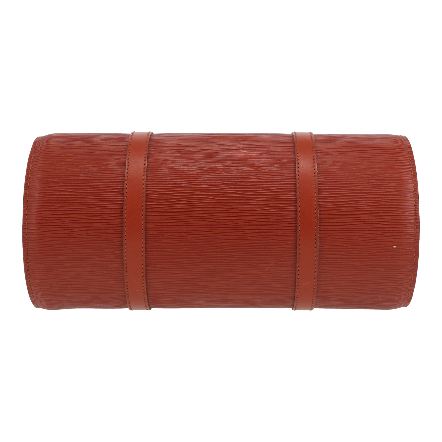 Bolso de mano Louis Vuitton  Soufflot en cuero Epi marrón - Detail D1