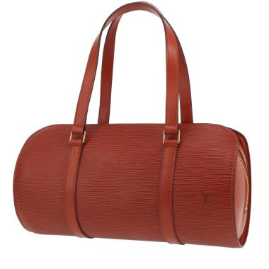 Borsa Louis Vuitton  Soufflot in pelle Epi marrone