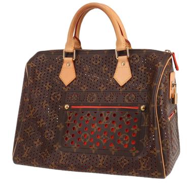 Bolso de mano Louis Vuitton  Speedy 30 Édition Limitée en lona Monogram y cuero natural