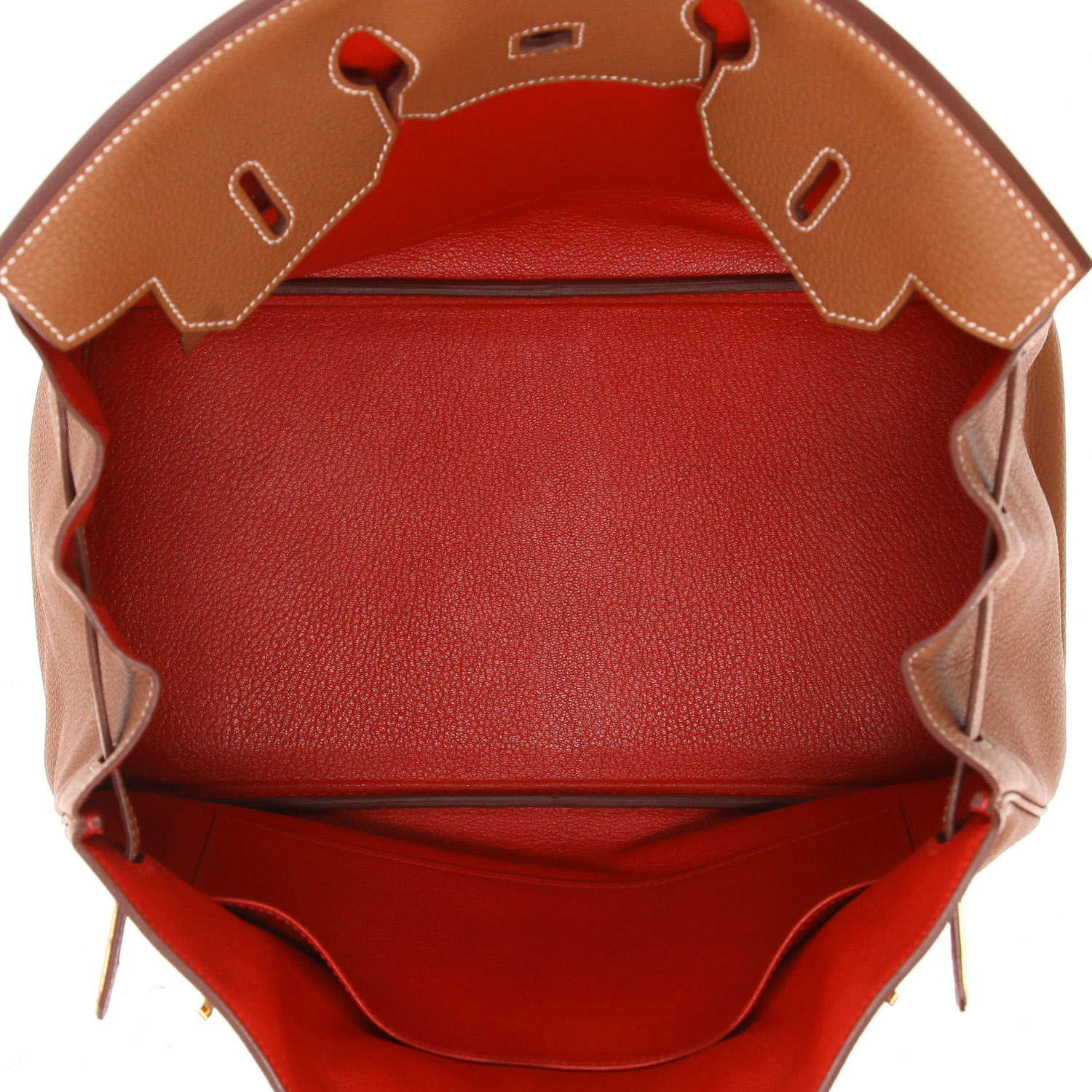 Borsa Hermès  Birkin 35 cm in pelle togo gold - Detail D3