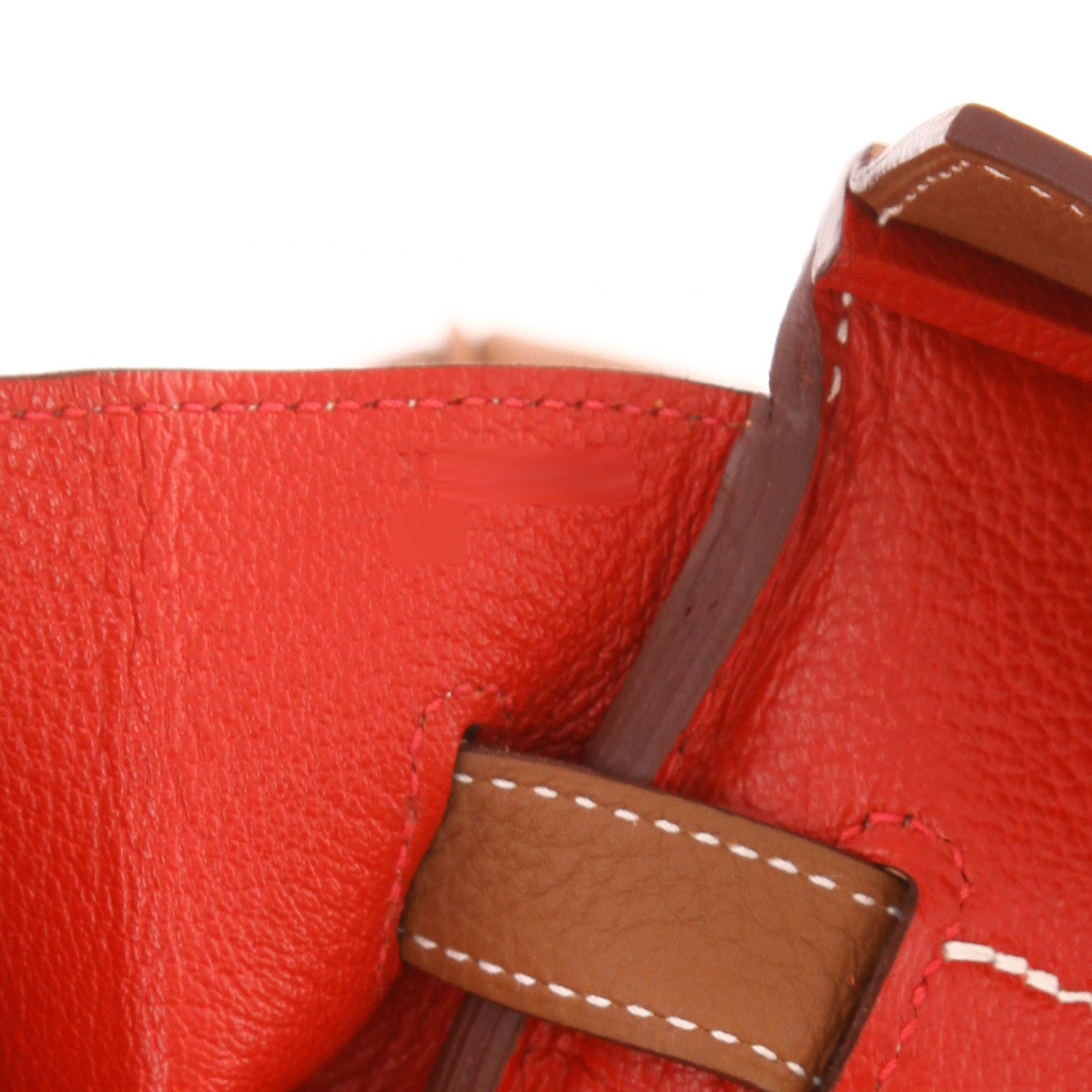 Borsa Hermès  Birkin 35 cm in pelle togo gold - Detail D4