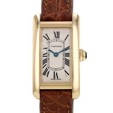 Reloj Cartier Tank Américaine de oro amarillo Ref: Cartier - 2482  Circa 2000