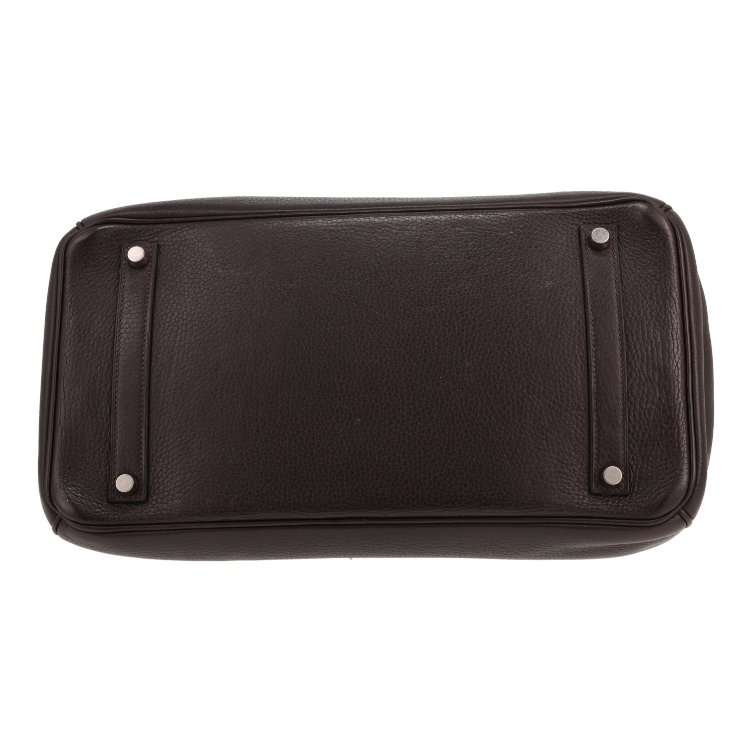 Hermès  Birkin 35 cm handbag  in brown togo leather - Detail D1