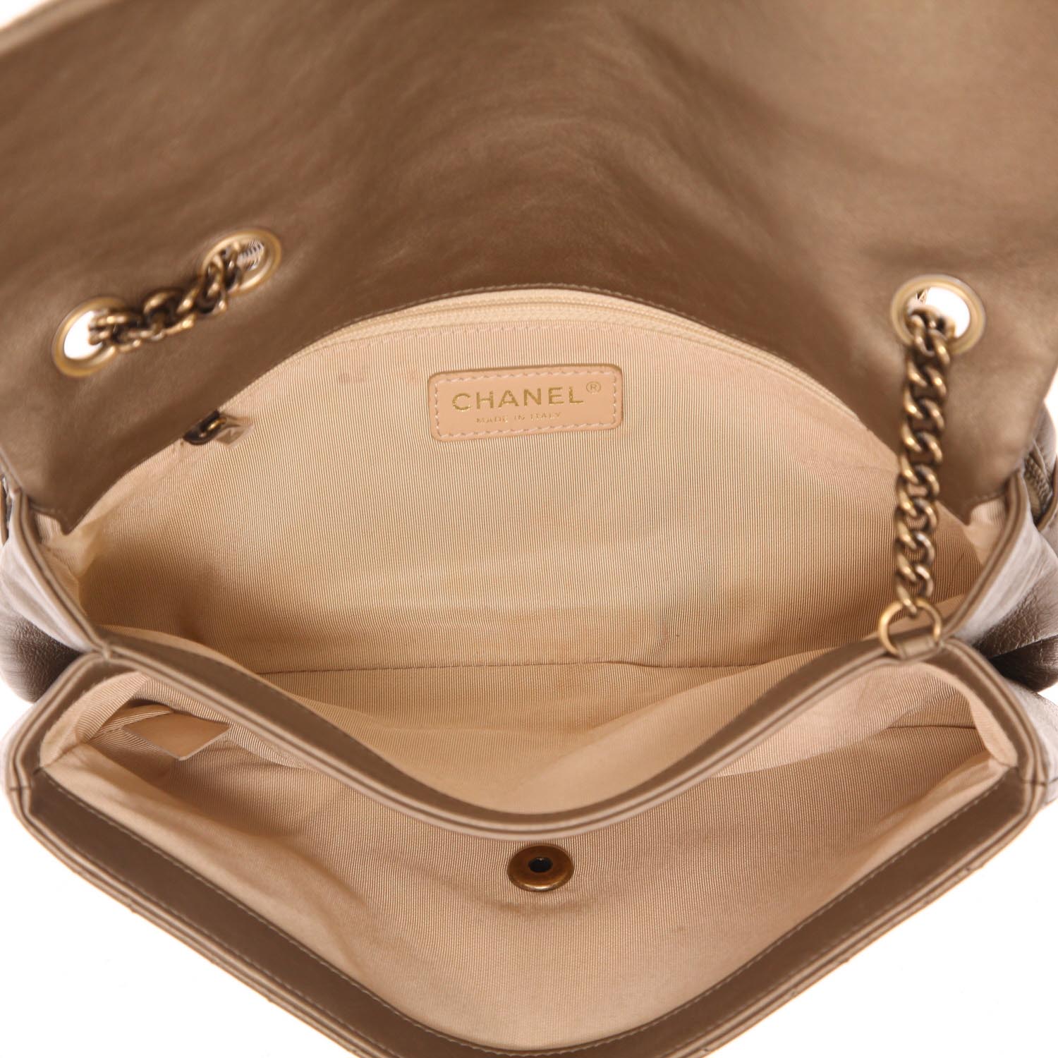 Borsa Chanel   in pelle trapuntata mordoré - Detail D3