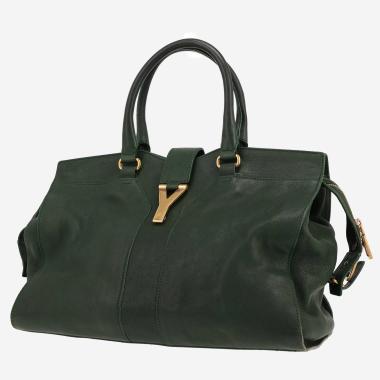 Sac à main Saint Laurent  Chyc en cuir vert