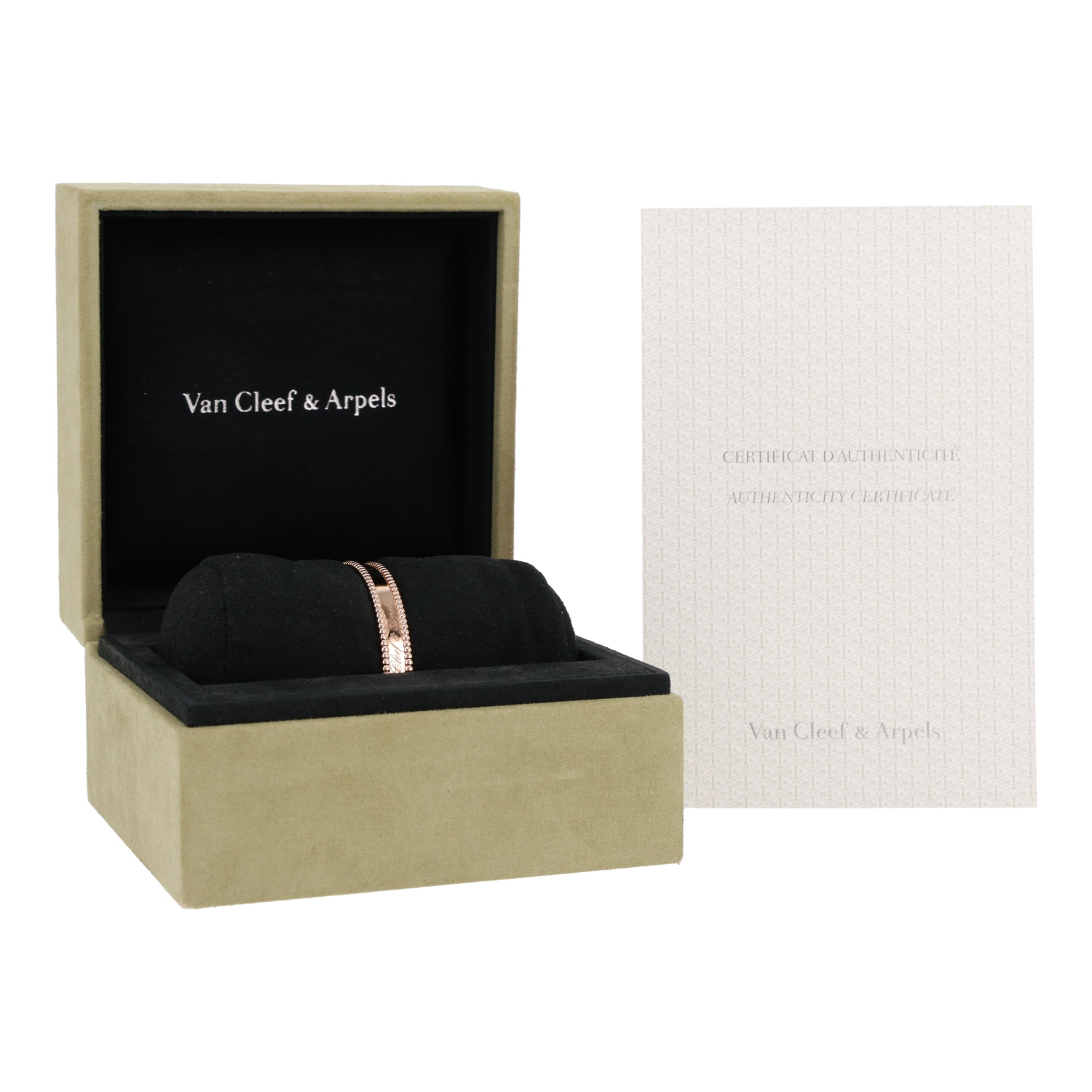 Bracelet Van Cleef & Arpels Perlée Signature en or rose
