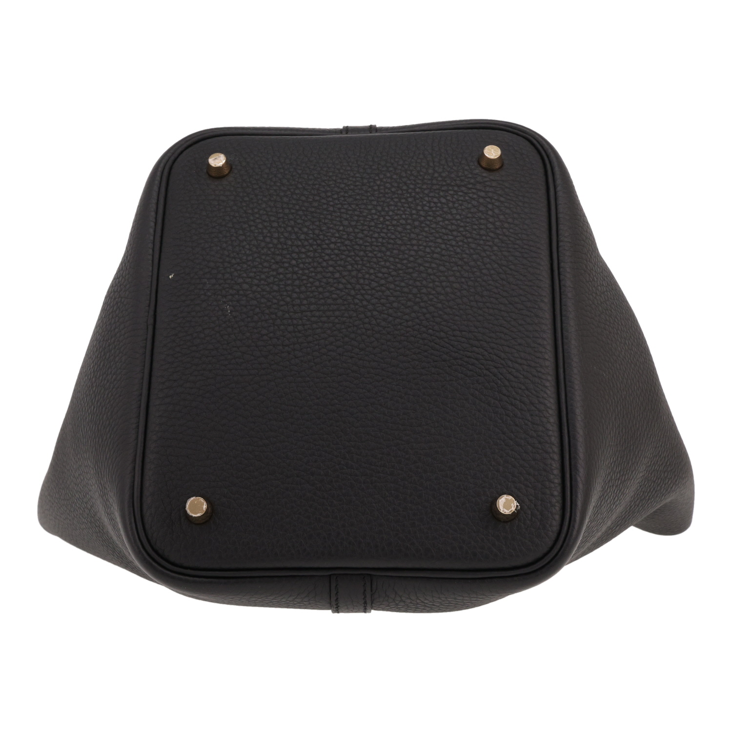 Borsa Hermès  Picotin 22 cm in pelle togo nera - Detail D1