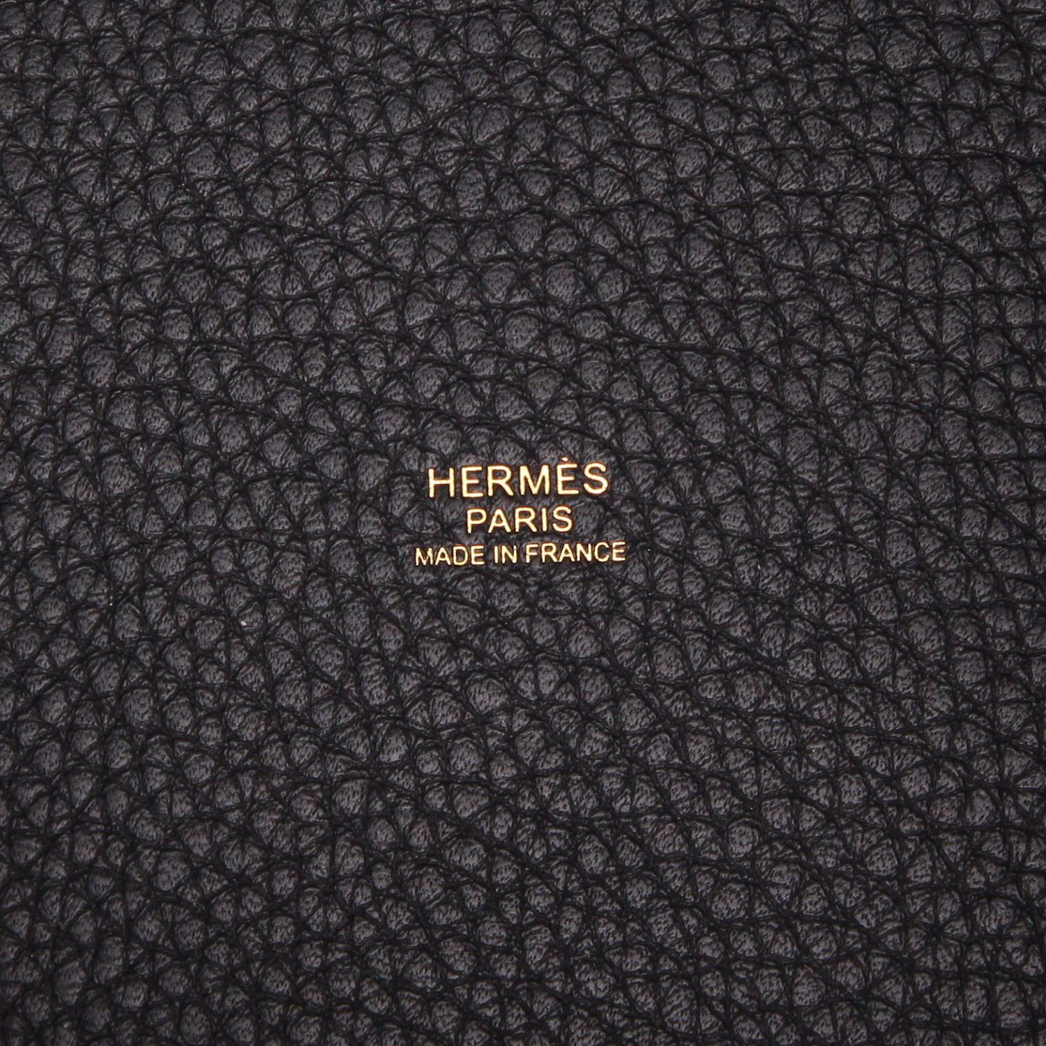 Hermès  Picotin 22 cm handbag  in black togo leather - Detail D2