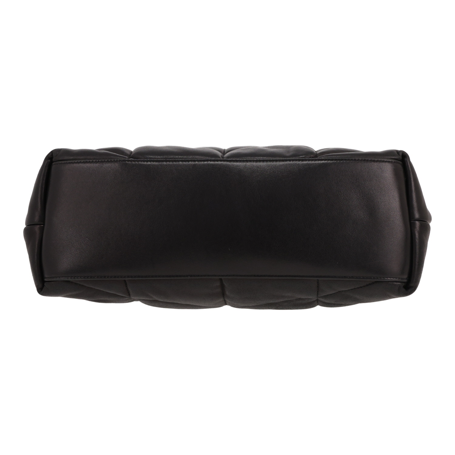 Borsa a tracolla Saint Laurent  Loulou Puffer in pelle trapuntata nera - Detail D1