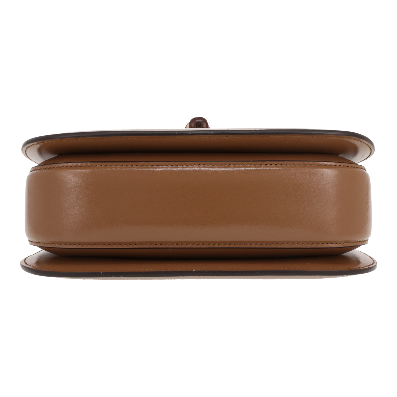 Sac à main Gucci  Bamboo en cuir marron - Detail D1