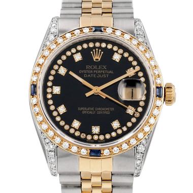 Rolex Datejust  in gold and stainless steel Ref: Rolex - 16013  Circa 1980