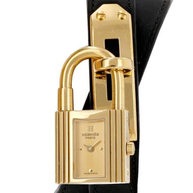 Reloj Hermès Montre Kelly de oro chapado Ref: Hermès - KE1.201  Circa 1990