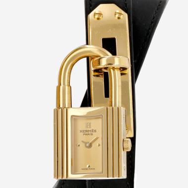 Reloj Hermès Montre Kelly de oro chapado Ref: Hermès - KE1.201  Circa 1990