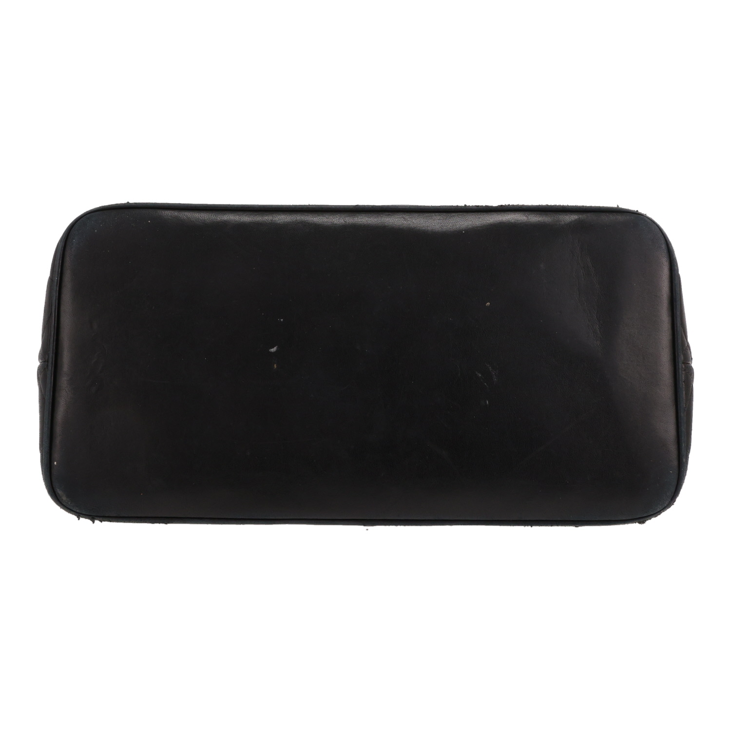 Sac à main Chanel  Medaillon en cuir matelassé noir - Detail D1