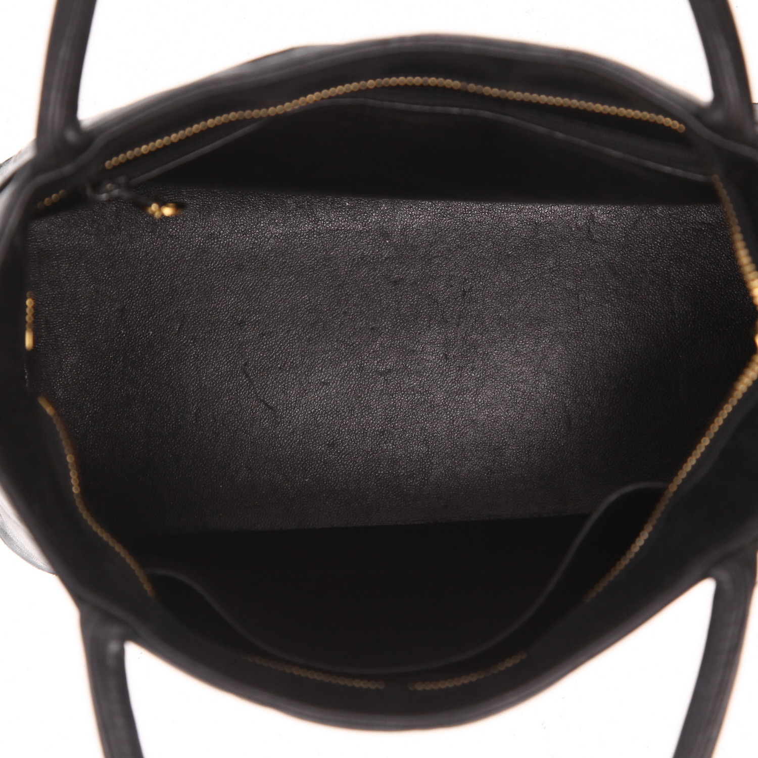 Chanel  Medaillon handbag  in black quilted leather - Detail D3