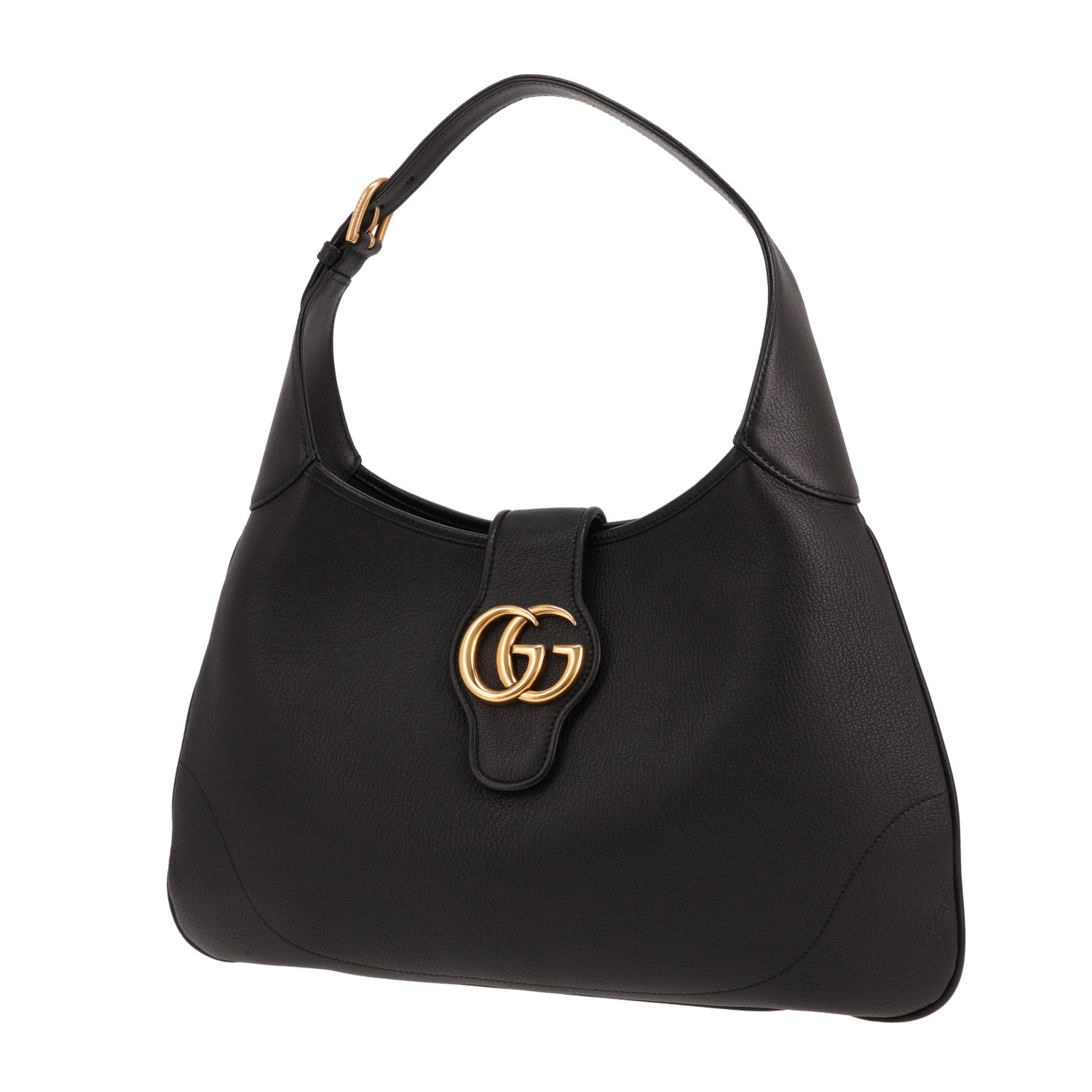 Bolso de mano Gucci  Aphrodite en cuero negro - Detail D4