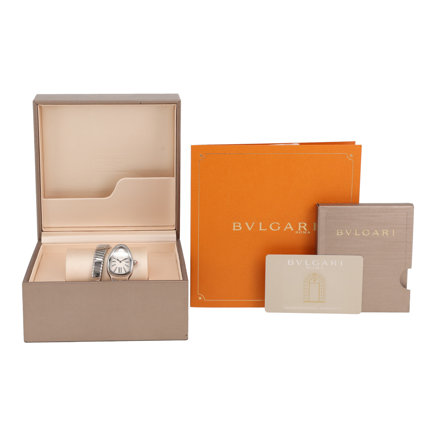 Bulgari Serpenti  in stainless steel Ref: Bulgari - SP35S  Circa 2010