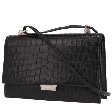 Saint Laurent  Babylone handbag  in black leather