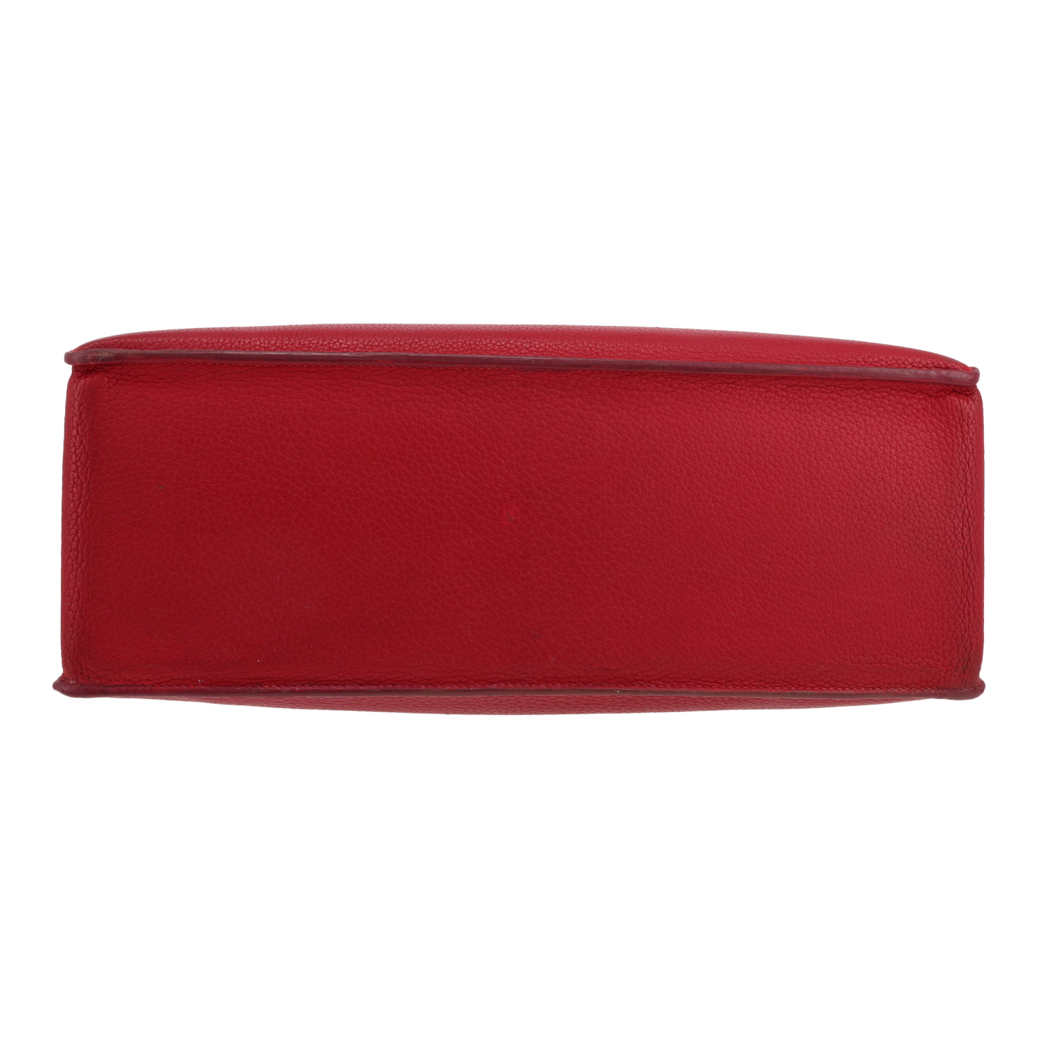 Bolso de mano Hermès  White Bus en cuero togo rojo - Detail D1