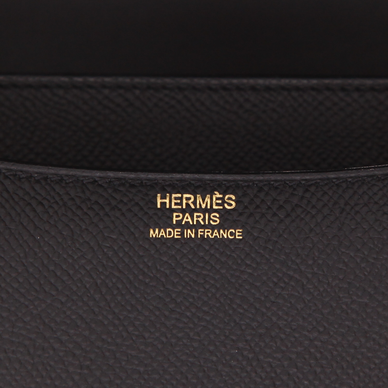Borsa Hermès  Constance in pelle Epsom nera - Detail D2