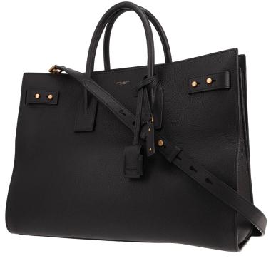 Sac à main Saint Laurent  Sac de jour grand modèle  en cuir grainé noir