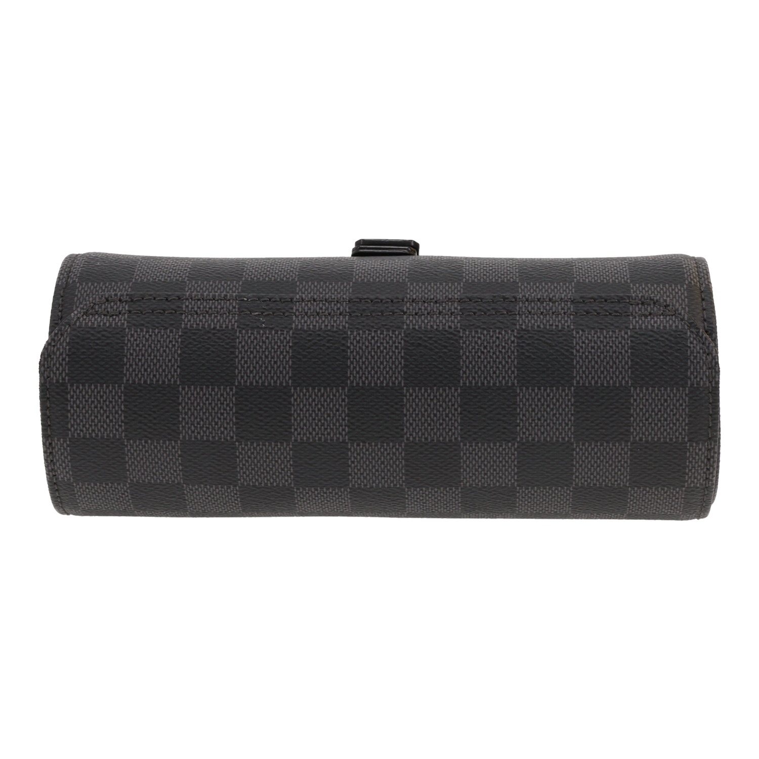 Estuche Louis Vuitton  Étui 3 montres en lona a cuadros gris Graphite - Detail D1
