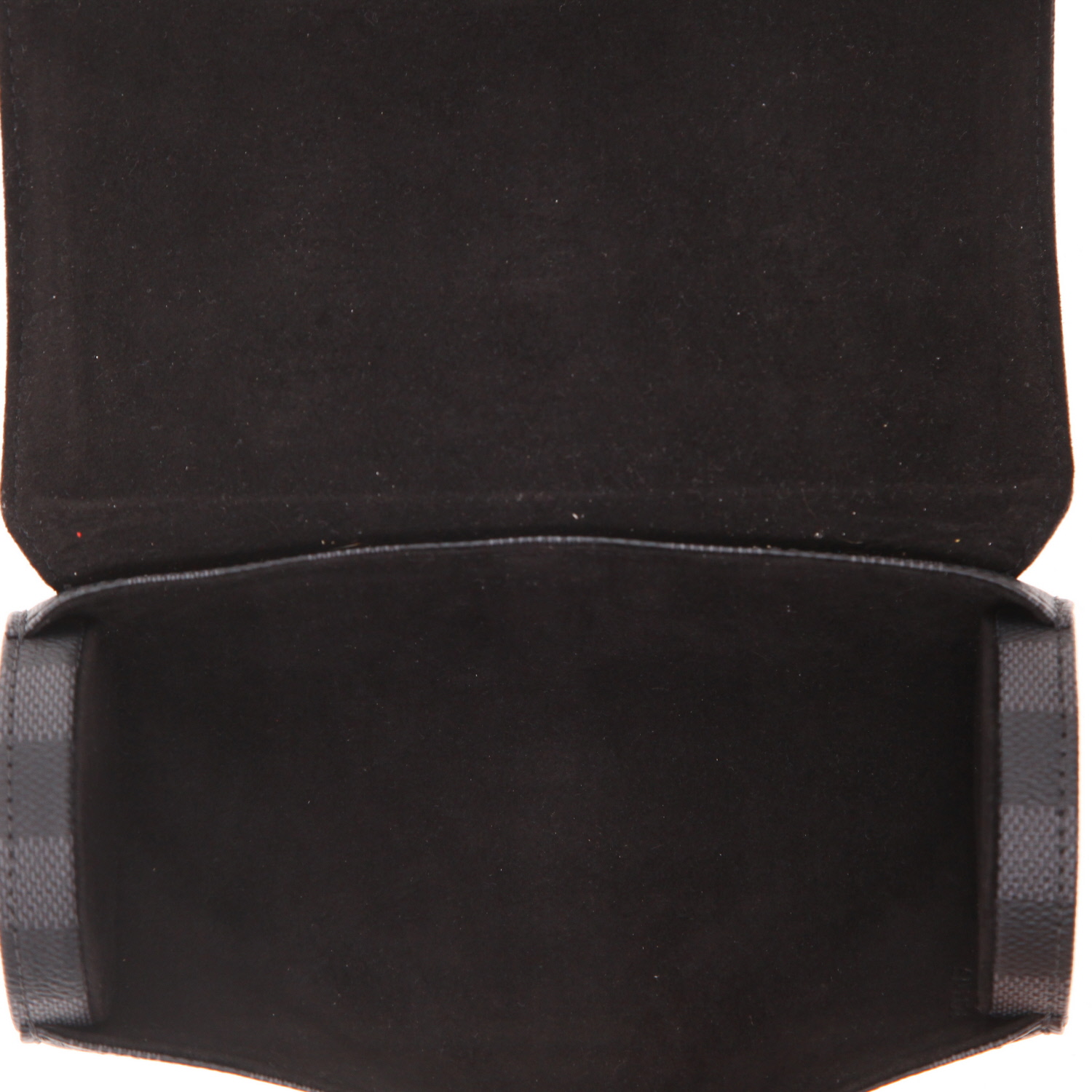 Astuccio Louis Vuitton  Étui 3 montres in tela a scacchi grigio Graphite - Detail D4