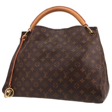 Borsa Louis Vuitton  Artsy modello medio  in tela monogram marrone e pelle naturale