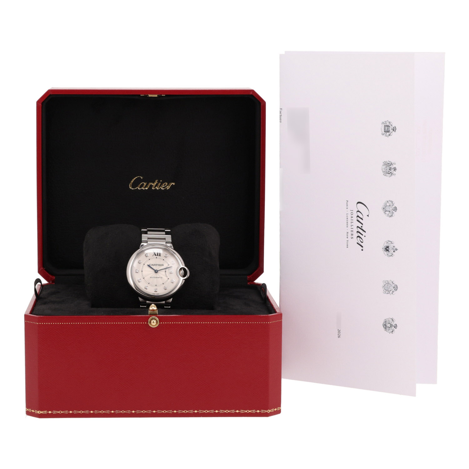 Cartier Ballon Bleu De Cartier  in stainless steel Ref: Cartier - 3284  Circa 2020