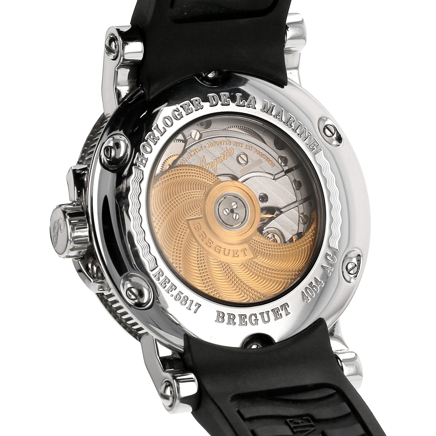 Montre Breguet Marine en acier Ref: Breguet - 5817  Vers 2008 - Detail D3