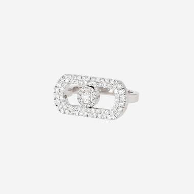 Bague Messika So Move en or blanc et diamants