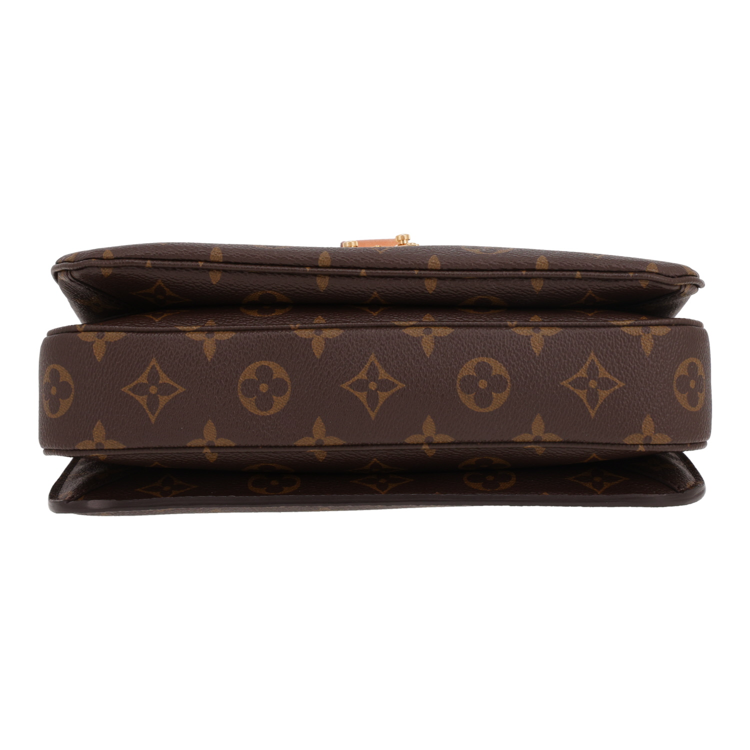 Borsa a tracolla Louis Vuitton  Metis in tela monogram marrone e pelle naturale - Detail D1