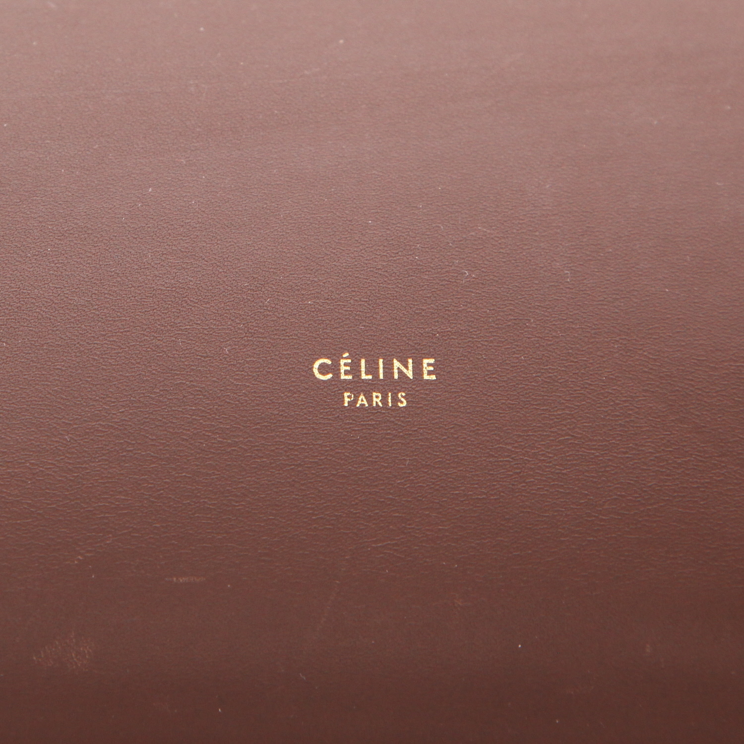 Borsa Celine  Tie Bag in pelle marrone - Detail D2