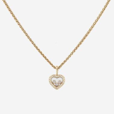 Collana Chopard Happy Diamonds in oro giallo e diamanti