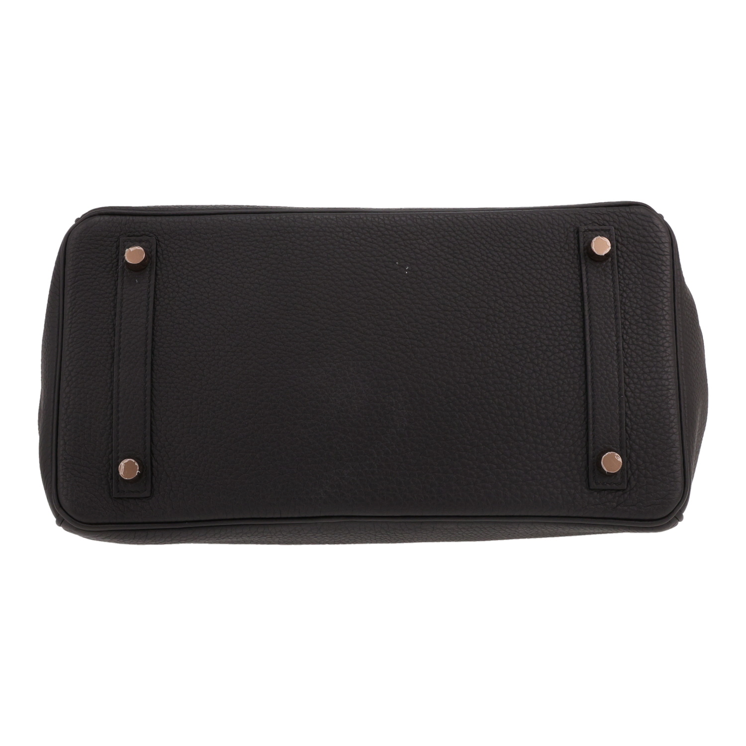 Borsa Hermès  Birkin Touch 30 cm in pelle togo nera e alligatore nero - Detail D1