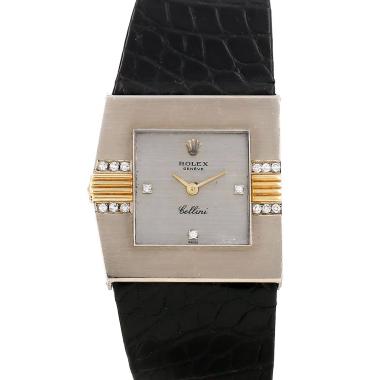 Montre Rolex King Midas en or blanc Ref: Rolex - 4143  Vers 1970