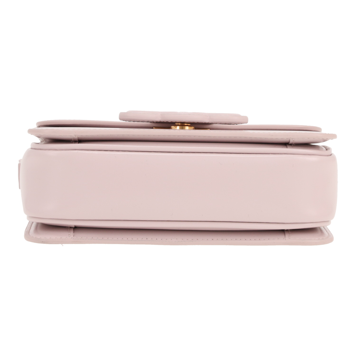 Celine  Triomphe Teen shoulder bag  in purple leather - Detail D1