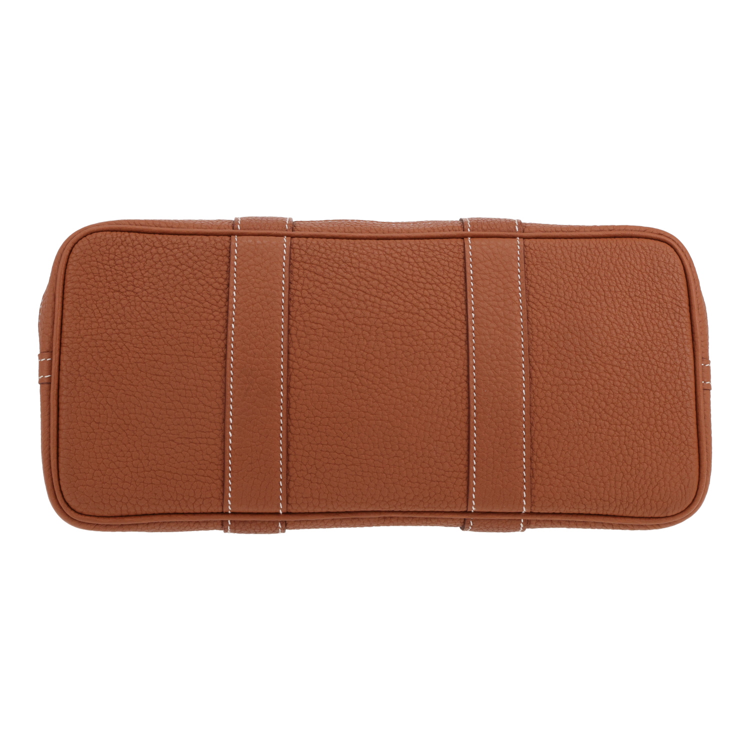 Bolso de mano Hermès «Garden Party» de 30 cm en piel Togo Gold - Detail D1