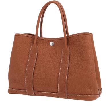 Sac cabas Hermès  Garden Party 30 cm en cuir togo gold